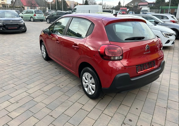 Citroen C3 cena 25999 przebieg: 138000, rok produkcji 2018 z Dukla małe 137